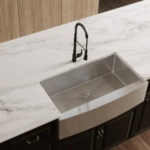 LS-F78-36 Single Bowl Farmhouse Apron Front Stainless Steel Sink